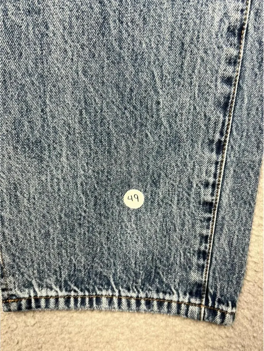 Good American Good Boy High Rise Distress Straight Leg Jeans 16 Curvy 80s